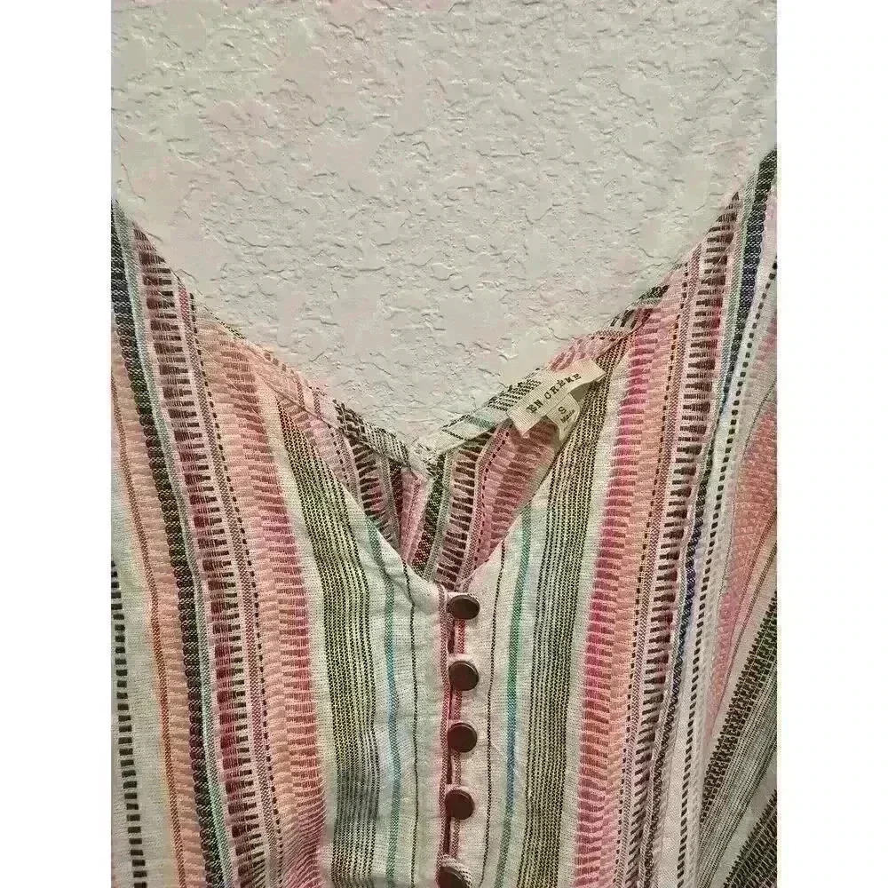 En creme cotton top. Size small. - Picture 3 of 4